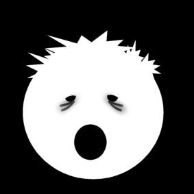 fatigué / ensomeillé